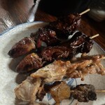 焼鳥 長者 - 鳥肝 80円！、鳥はらみ 100円