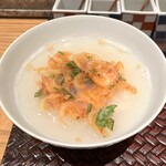 天麩羅 巽 - 桜エビと大葉の天茶