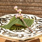 天麩羅 巽 - 桜餅を模したデザート