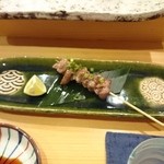 小判寿司 - 鮪、秘密の部位の串焼き♪