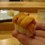 小判寿司 - 雲丹。リフト(^-^)/