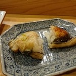 小判寿司 - 穴子。ツメと、塩♪