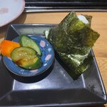 肉料理すが本 - 炭火焼き鯖おにぎり430円