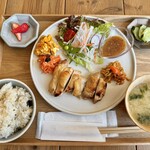 cafe 温 - 麹ローストチキンランチ　1800円