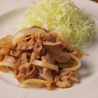 黒豚の生姜焼き御膳+ビュッフェ付