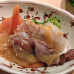 すしやのたい悟 - 青柳、蛍貝、帆立貝、菜の花の「ぬた」