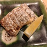 すしやのたい悟 - 江戸前小芝の太刀魚塩焼き