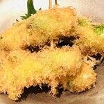 あじふらい てしお - タラの芽の串揚げ