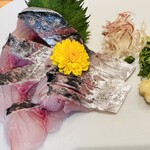 あじふらい てしお - あじの刺身