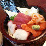 鮨処大漁 - 2014/8　のっけ丼