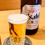 舎利膳 - 瓶ビール(中瓶)