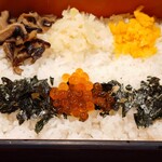 舎利膳 - ちらし(ご飯)アップ