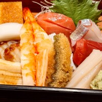 舎利膳 - ちらし(刺身)アップ
