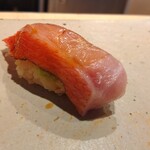 すしやのたい悟 - 金目鯛炙り握り