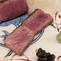 BAKNOS akasaka - 本日のステーキ 　沖縄県産石垣牛の「ミスジ」