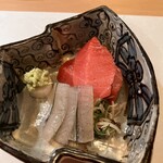 ひろ作 - 本鮪と細魚昆布〆さんでーす。②