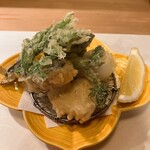 ひろ作 - 春の天ぷら盛り合わせさんでーす。③