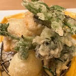 ひろ作 - 春の天ぷら盛り合わせさんアップでーす。⑤