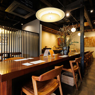 古民家を活かした落ち着きある温もりの空間