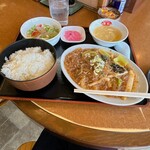 覇龍 - 麻婆春雨ランチ950円サービスランチです
