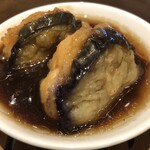 龍天門 - 蛭子すり身の茄子の挟み蒸し豆豉ソース