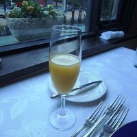JOY味村 - 食前酒…飲酒運転になるので、オレンジジュース