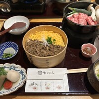 すき焼きと牛まぶし ももしき - 