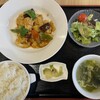 四川料理110 - イカの四川風炒めランチ