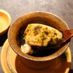 銀座 有涯 - 伊豆の海苔の茶碗蒸し