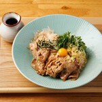 生姜焼きぶっかけ(冷)