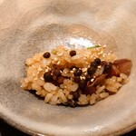 銀座 有涯 - 山椒もあるって言うんであと半分！