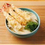 海老天うどん(温・冷)