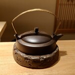 銀座 有涯 - 常滑焼の極平型土瓶