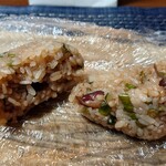 銀座 有涯 - 蛍烏賊ご飯のおむすび