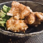 雄屋 わさび - 若鶏唐揚ねぎソース