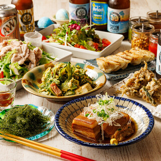 新鮮さが決め手！沖縄直送食材で手作り料理をご提供