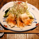 あじのマイケル - よだれ鶏 (写真はハーフ) (750円)