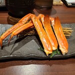 かに道楽 - ズワイかに炭火焼