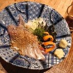 あじのマイケル - 鯵ごま(写真はハーフ) (1200円)