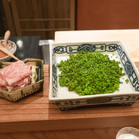 日本料理 太月 - 和牛と花山椒のお鍋