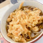 割烹 むら山 - 桜エビかき揚げの日の出そば