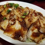 中国家庭料理 楊 - 豚肉のにんにくだれ。