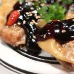 中国料理 堀内 - 揚げワンタン 黒酢