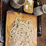 九つ井 - 店内で手打ちのお蕎麦