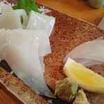 漁火 - 剣先イカ刺身