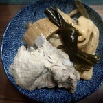 なつかしゃ家 - とんこつと切干大根＆昆布の炊き合わせ