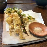 辰庵 - 揚げ物（天ぷら盛り合わせ）