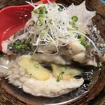 きんぱぎんぱ - アラと島豆腐のマース煮