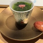 SUSHI BANYA KAI - 鮑の茶碗蒸し