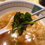 どうとんぼり神座 - ☆最後にピリ辛のニラちゃんを投入(^o^)丿☆